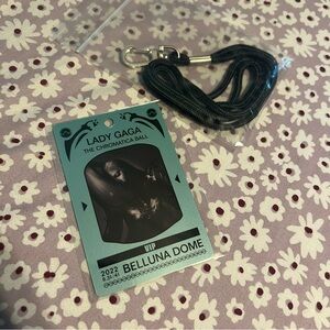 Lady Gaga Chromatica Ball Lanyard Pass
